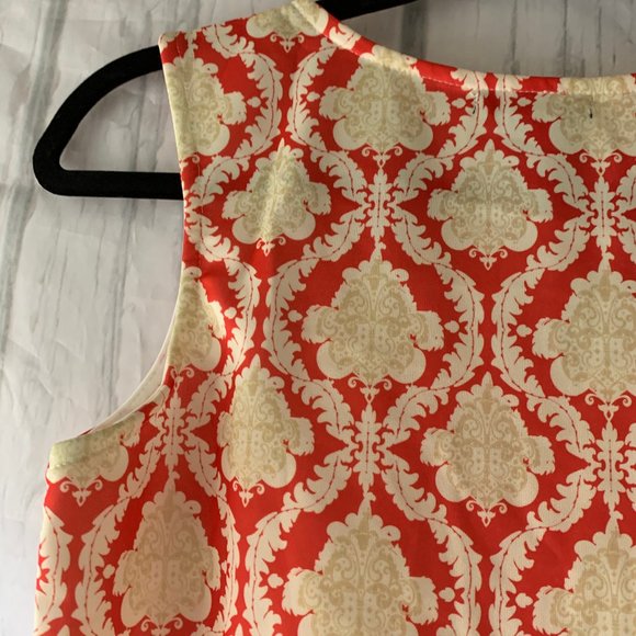 5th & Love Sleeveless Damask Pattern Shift Dress M - Picture 6 of 10